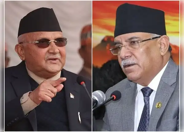 प्रचंड ने खोला ओली के खिलाफ मोर्चा