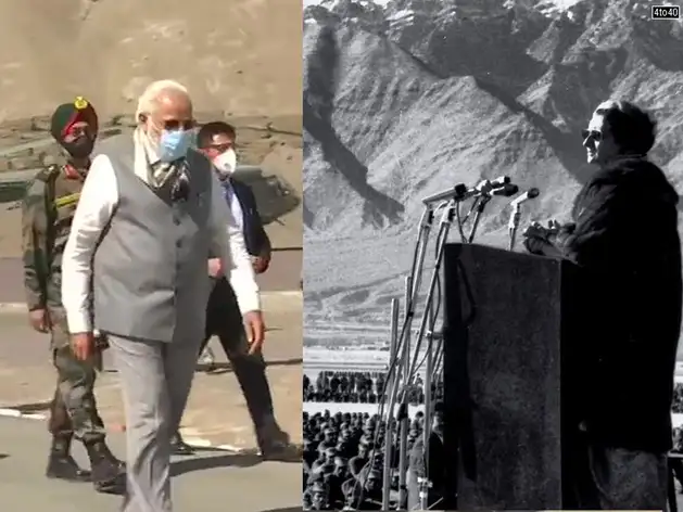 PM नरेंद्र मोदी के लेह दौरे पर कांग्रेस का तंज- 'इंदिरा लेह गई थीं तो पाक 2 हिस्सों में बंटा, देखते हैं मोदी क्या करेंगे?'