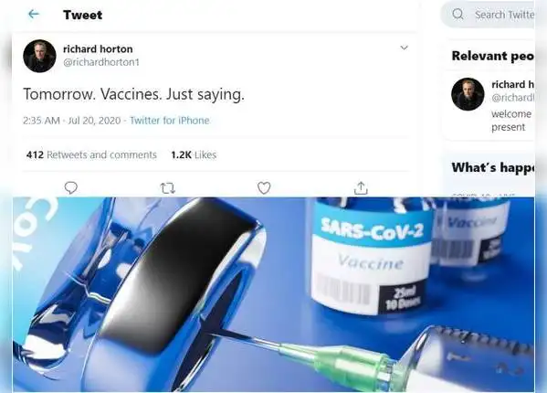 'द लैंसेट' एडिटर के ट्वीट ने मचाई हलचल