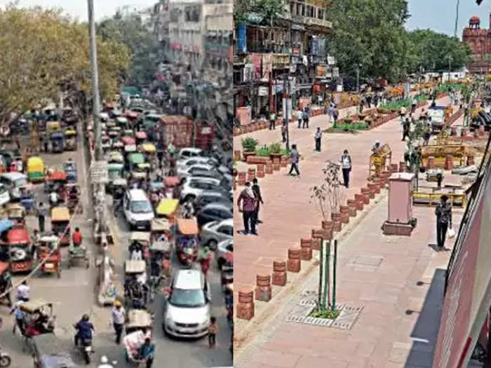 chandni chowk new look renovation and redevelopment new photos