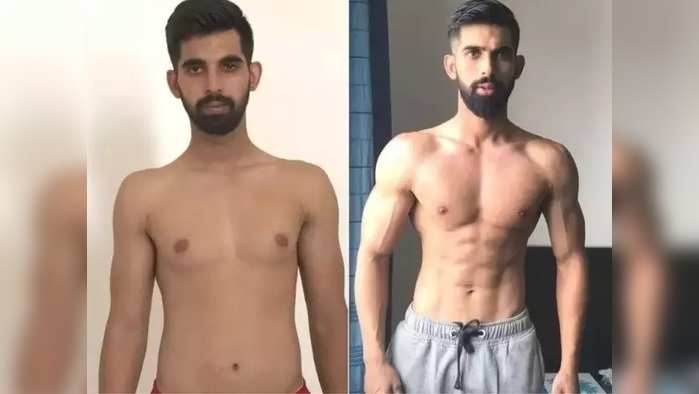 Weight Loss Story या तरुणाचं वजन होतं ७० kg, ३ महिन्यांत अशी कमावली तगडी शरीरयष्टी