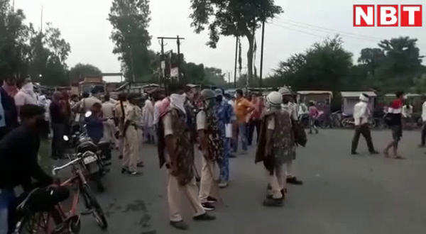 begusarai news two youth shot dead villagers protest nh police