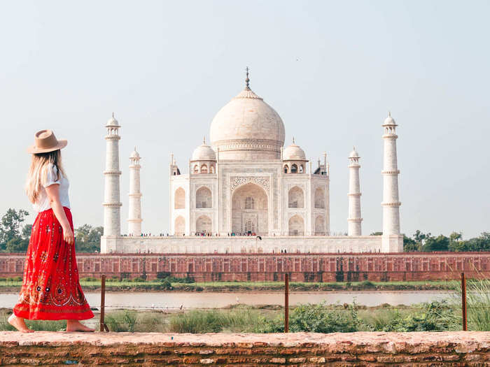 Agra News Agra News एड ए न ख ल महत ब ब ग अब व य प इ ट स क ज ए त जमहल क द द र Taj Mahal From View Point Ada Opened Mehtab Bagh In Agra Navbharat Times