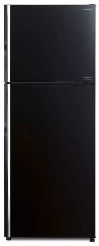 hitachi rvg440pnd8 gbk 403 l 2 door refrigerator frost free r vg440pnd8 gbkglass black inverter compressor
