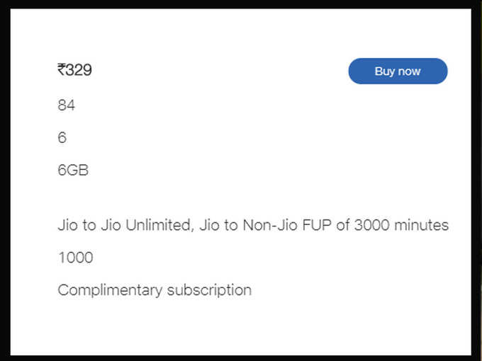 Jio 329 plan