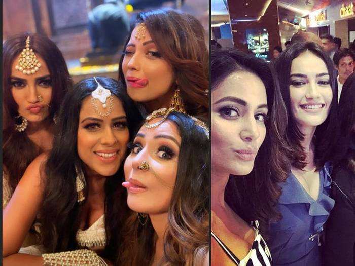 hina khan to surbhi jyoti celebrities spotted wearing the same outfits