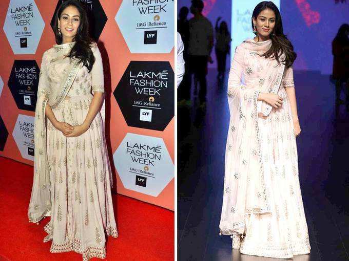 Kareena Kapoor To Malaika Arora Flaunt Their Baby Bump On Ramp Walk मल इक अर ड स ल कर कर न कप र ख न तक इन एक ट र स स न ब ब ब प क स थ ब ख र र प पर जलव