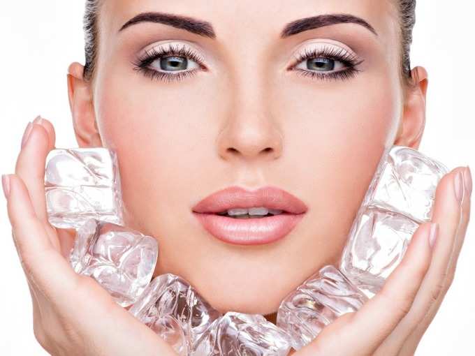 ice cubes for face