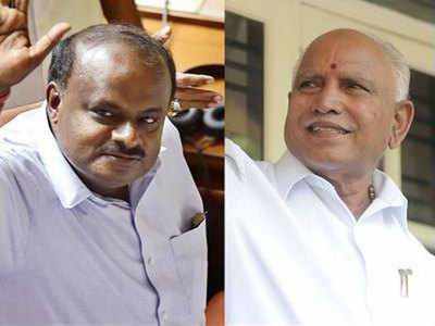 कर्नाटक: बंद दरवाजे में HD कुमारस्वामी और CM येदियुरप्पा ने की 20 मिनट तक चर्चा, राजनीतिक अटकलें तेज 