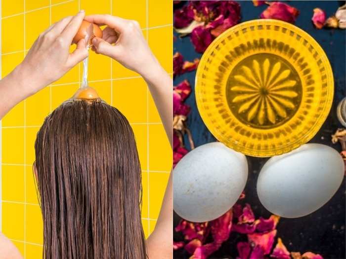 Egg Mask For Hair Growth And Thickness ब ल म इस तरह अ ड लग न स द र ह त ह Hair Loss हफ त भर म ह म ल ज त ह कम ल क र जल ट Navbharat Times