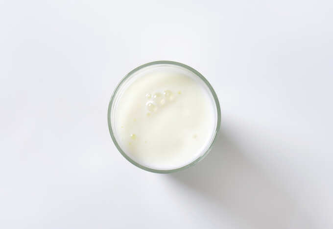 milk in glass milk in glass
