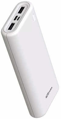 portronics indo 20x por 1018 20000mah power bank white