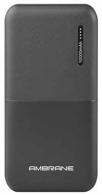 ambrane capsule 10k 10000mah li polymer powerbank black