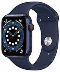 Apple Watch Series 6 GPSplusCellular 44mm M09A3HNA Aluminium Dial Smart Watch Blue