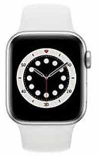 Apple Watch Series 6 M06M3HNA GPS plus Cellular 40mm Aluminium Dial Smart Watch Silver