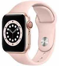 Apple Watch Series 6 M06N3HNA GPS plus Cellular 40mm Aluminum Dial Smart Watch Gold
