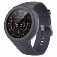 amazit t rex rock black smart watch