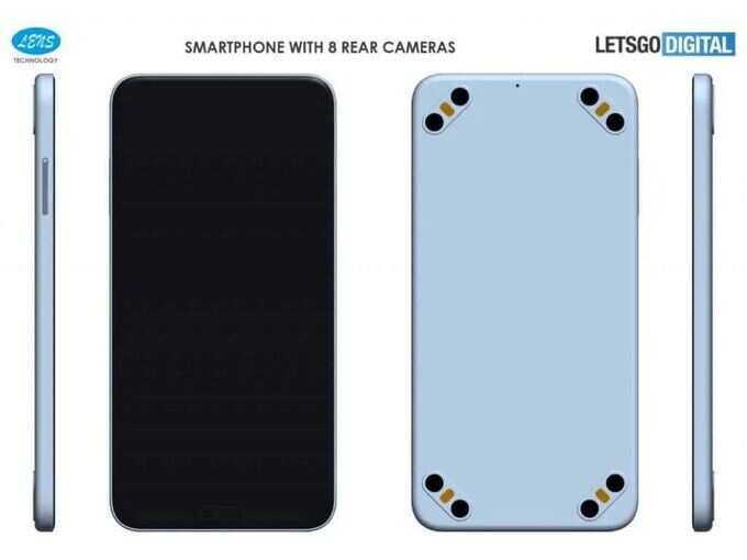 According to the latest report, smartphones with 8 rear cameras are ready to come. According to the latest report, smartphones with 8 rear cameras are ready to come.