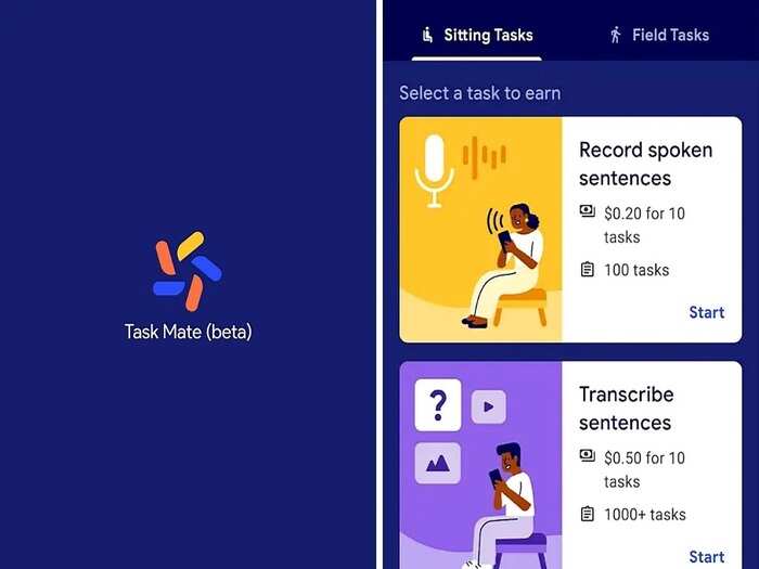 Google Task Mate से पैसे कमाये