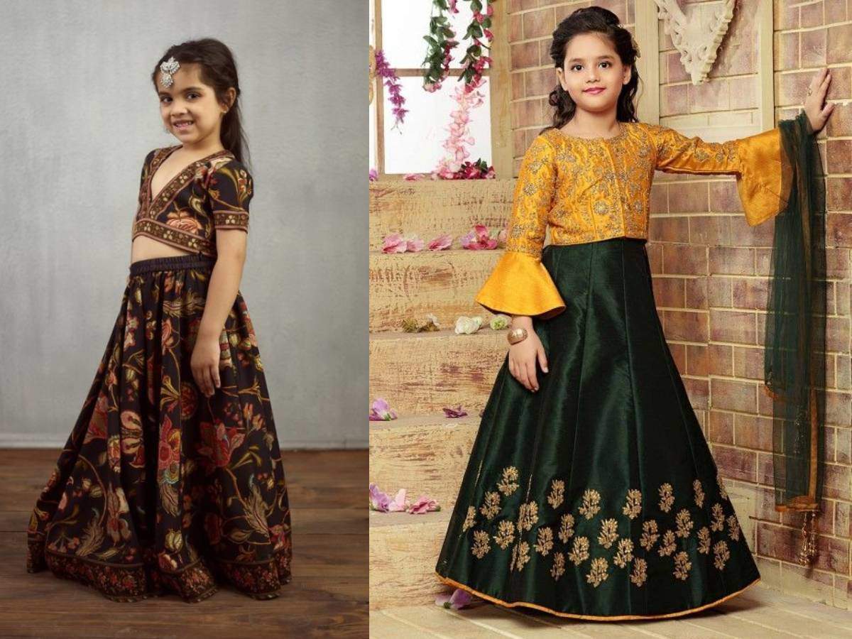 4 sal ke bacche ke liye lehenga