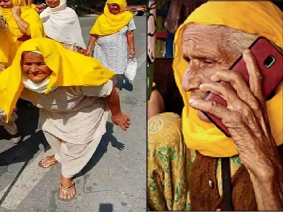 Poster Dadis of farmers Protest: किसान आंदोलन की दो धाकड़ दादी, जिन्होंने कंगना की बोलती की बंद - Navbharat Times