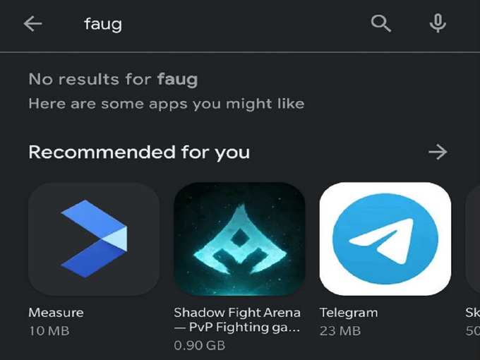 All fake FAUG FAU-G apps removes from Google 1