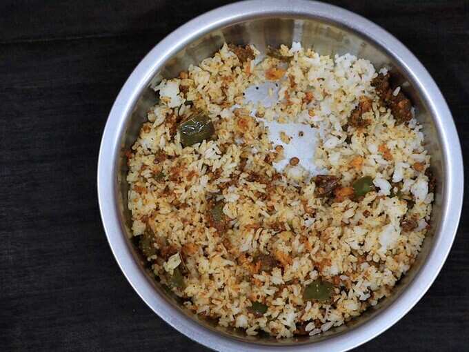 Capsicum Masala Rice Recipe Capsicum Masala Rice Recipe