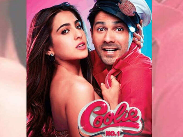 Coolie No 1 Imdb Rating Varun Dhawan वर ण धवन स र अल ख न क क ल न बर 1 क ब र ह ह ल Imdb पर ह क वल 1 3 र ट ग Varun Dhawan And Sara Ali Khan