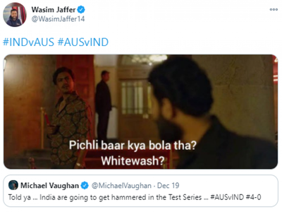 Team India ने जीता दूसरा टेस्ट मैच, Twitter पर उड़ा Michael Vaughan का मजाक 