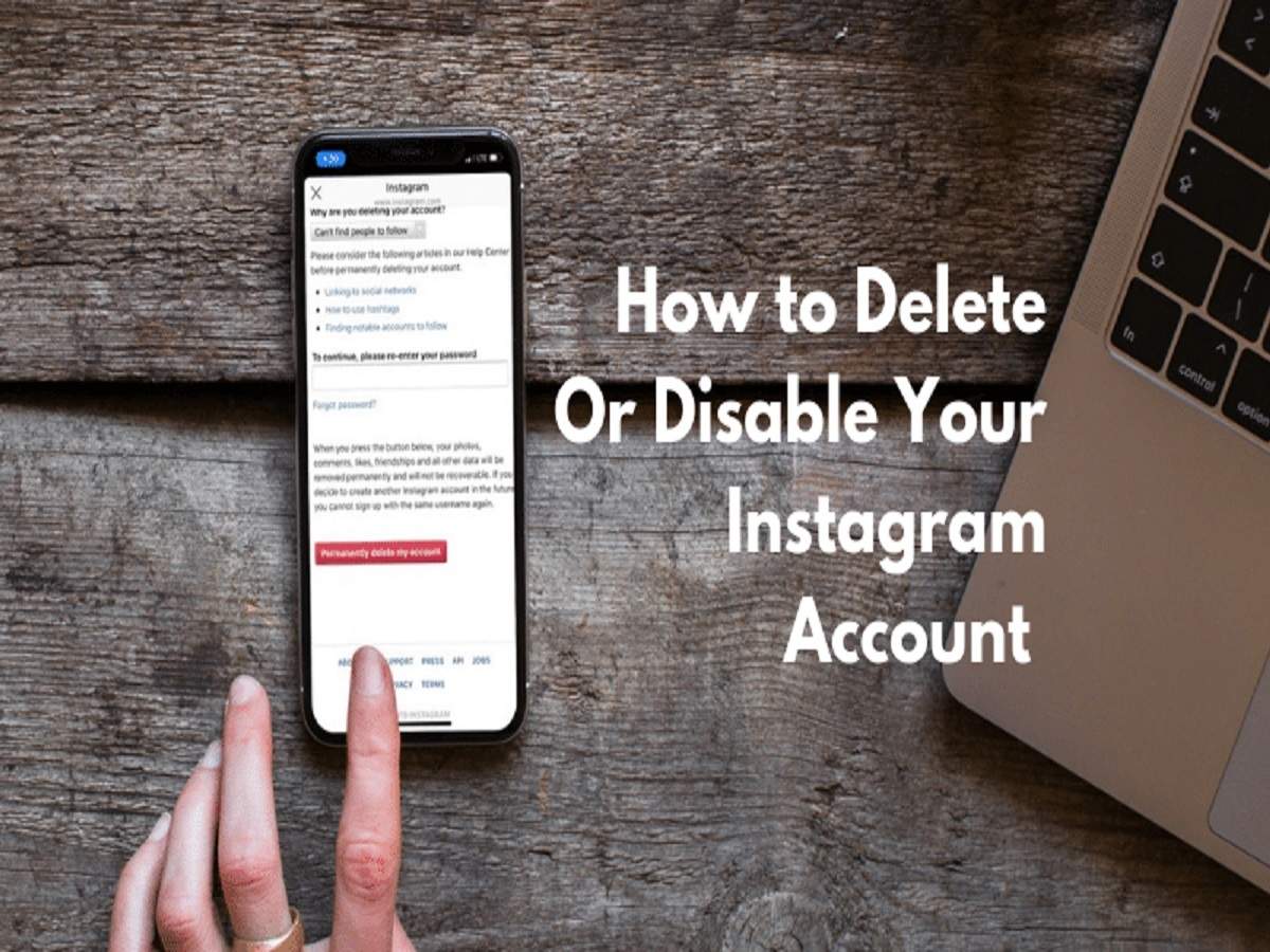 How To Delete Instagram Account Instagram स बन न च हत ह द र त ऐस ड ल ट कर अक उ ट य आस न स ट प स कर फ ल How To Delete Instagram Account Permanently Follow Easy Steps To