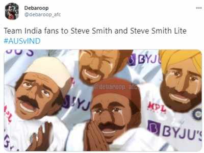Australia vs India 3rd test: Steve Smith ने लगाया शतक , Fans ने लिखा- मान गए गुरु 