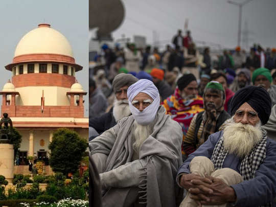 Supreme Court on farmers agitation at Delhi borders : farmers protest supreme  court : कृषि कानूनों और किसानों के प्रदर्शन से जुड़ी याचिकाओं पर सोमवार को  सुनवाई करेगा सुप्रीम ...