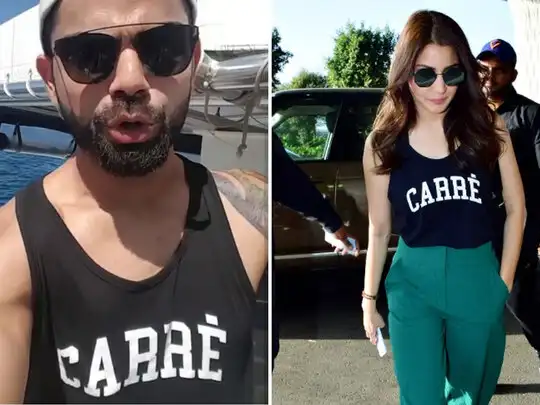 anushka wears virat kohlis tshirt anushka wears virat kohlis tshirt