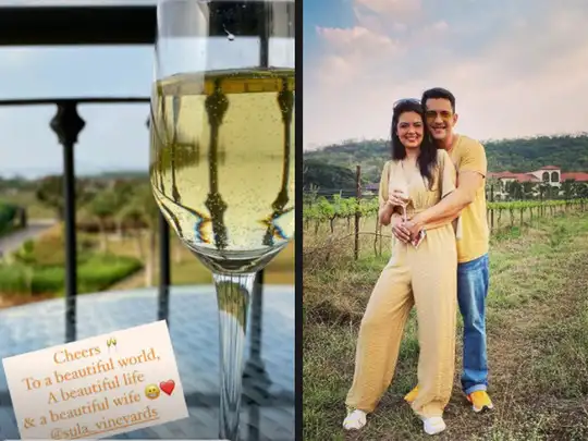 aditya narayan and wife shweta agarwal second honeymoon in sula vineyards watch photos aditya narayan and wife shweta agarwal second honeymoon in sula vineyards watch photos