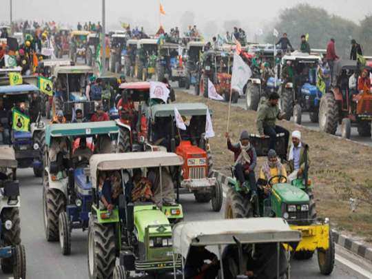 Over 2 lakh tractors will be part of Jan 26 'kisan parade': 26 जनवरी के किसान परेड में होंगे 2 लाख से भी अधिक ट्रैक्टर - Navbharat Times