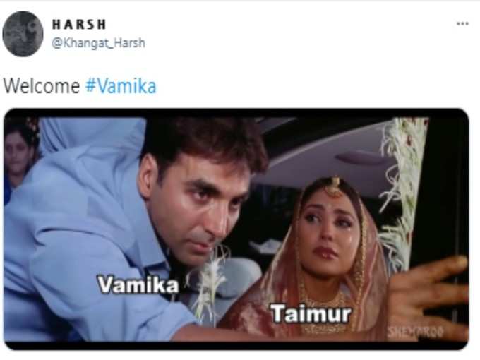 Vamika memes: virat kohli and anushka sharma announced his baby daughter name as vamika peoples makes memes on taimur | Navbharat Times Photogallery
