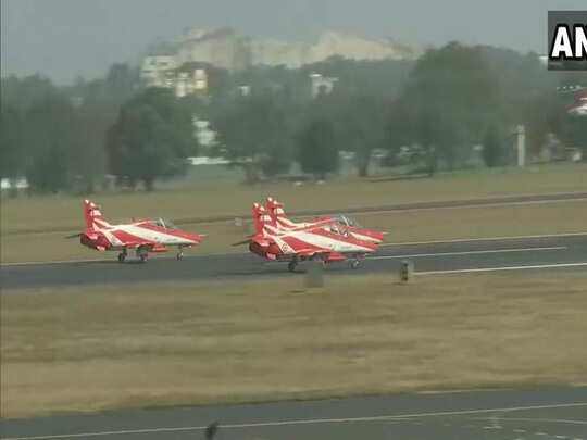 rehearsal for aero india show underway in bengaluru preparrations