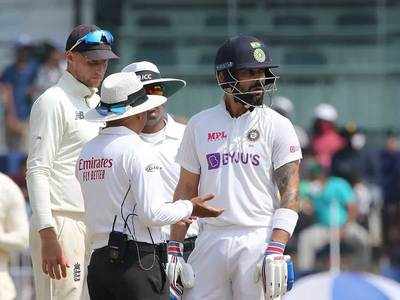 India vs England: अंपायर ने दी विराट को डेंजर एरिया में दौड़ने पर वॉर्निंग, नाराज हुए भारतीय कप्तान 