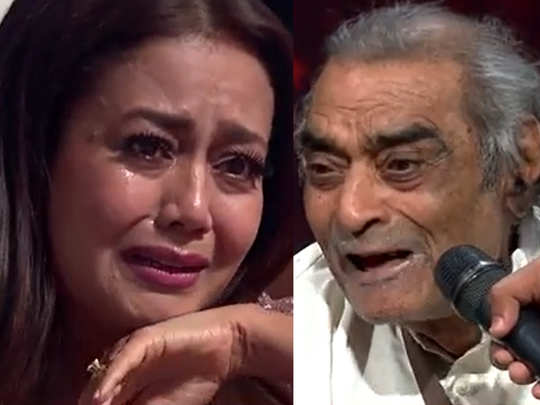 Neha Kakkar Crying Santosh Anand story: Neha Kakkar Started Crying After  Hearing veteran lyricist Santosh Anand emotional story: नेहा कक्कड़ गीतकार  संतोष आनंद की कहानी सुनकर फूटकर रोईं - Navbharat Times