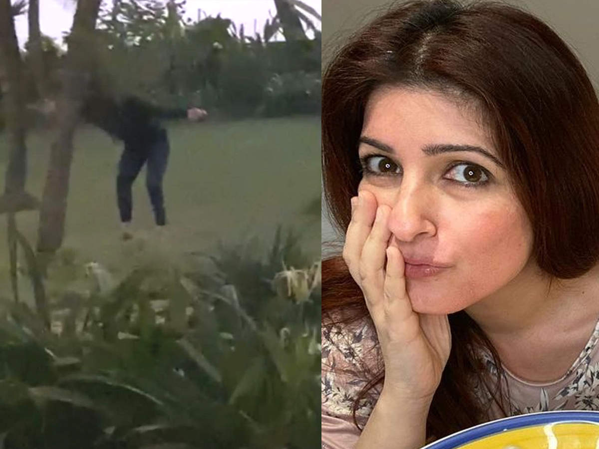 Demonic Rituals In Twinkle Khanna Garden Twinkle Khanna Funny Post About Her Son And Demonic Rituals In Her Garden ट व कल खन न क इस तस व र पर ल ख ह उनक ग र डन म भ त प श च क क र य कल प क ब त Navbharat Times