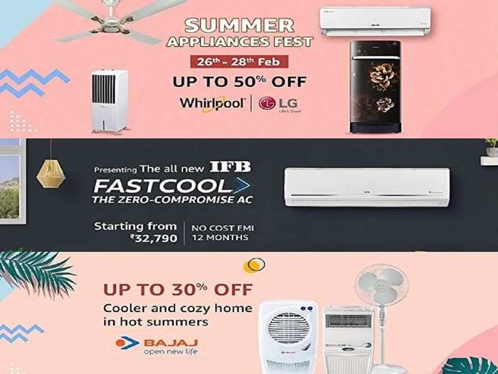Discount offers on Amazon Summer Appliance Fest Sale 1