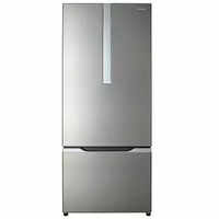 panasonic double door 602 litres 2 star refrigerator silver nrby608xsx1