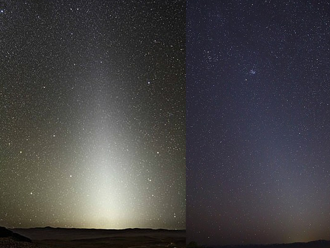 zodiacal light zodiacal light
