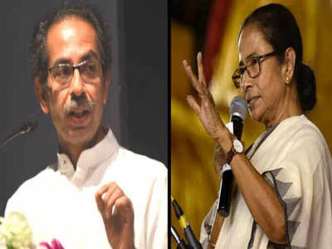 Mamta Banerjee and Uddhav Thackeray Mamta Banerjee and Uddhav Thackeray