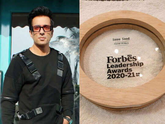 Sonu Sood Forbes Leadership Award 2021: Sonu Sood assisted migrant laborers during lockdown induced by the coronavirus pandemic.