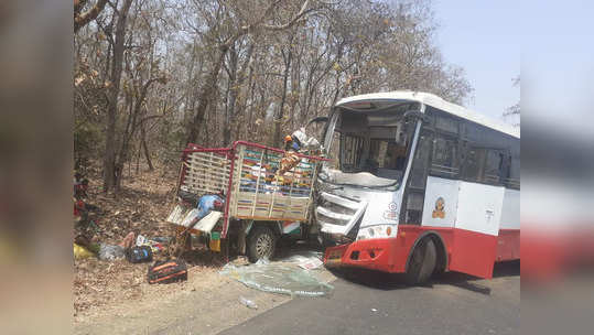 गडचिरोलीः होळीच्या दिवशी मजुरांवर काळाचा घाला; भीषण अपघातात २ ठार