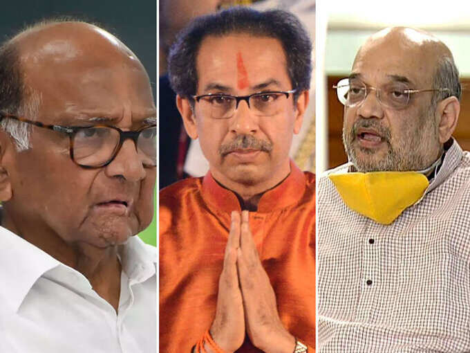sharad pawar uddhav thackeray amit shah sharad pawar uddhav thackeray amit shah