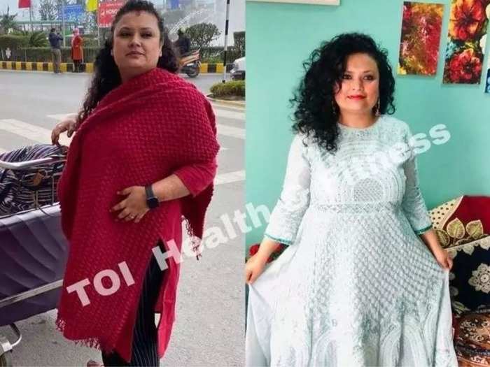 weight loss story transformation of woman who lost 10kg weight in 3 months with this diet