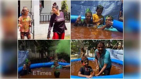 ज्या दिरावर केले गंभीर आरोप त्याच्यासोबतच साजरी केली धुळवड, पाहा नवाजुद्दीनच्या बायकोचे फोटो