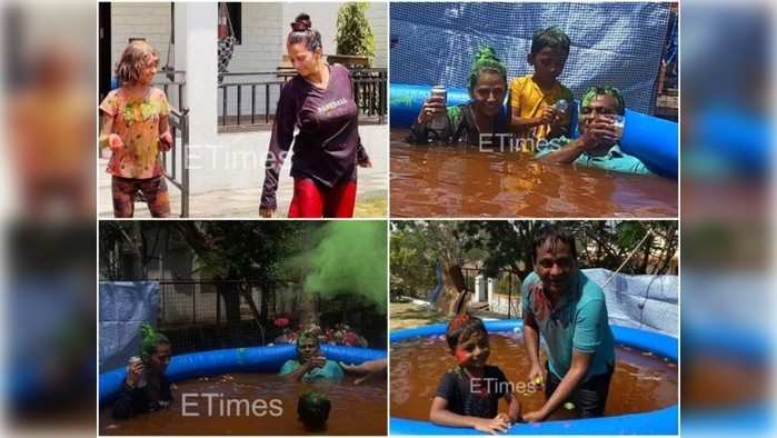 ज्या दिरावर केले गंभीर आरोप त्याच्यासोबतच साजरी केली धुळवड, पाहा नवाजुद्दीनच्या बायकोचे फोटो